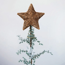 Hand-Woven Bankuan Star Tree Topper 9in