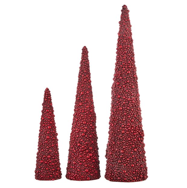 Red Berry Cone Trees Medium