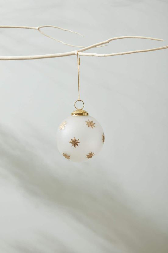 North Star Ornament 4in