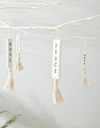 Holiday Greetings Peace Ornament 0.5in