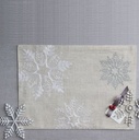 Natural Snowflake Placemat Natural
