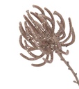 Glittered Flower Branch Light  Pink 28in