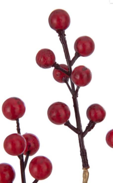 Red & Gold Berry Pick 20in