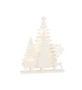 Trees & Reindeer Tealight Holder Lg