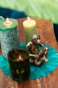 Spruce Green Pillar Candle 3x6in