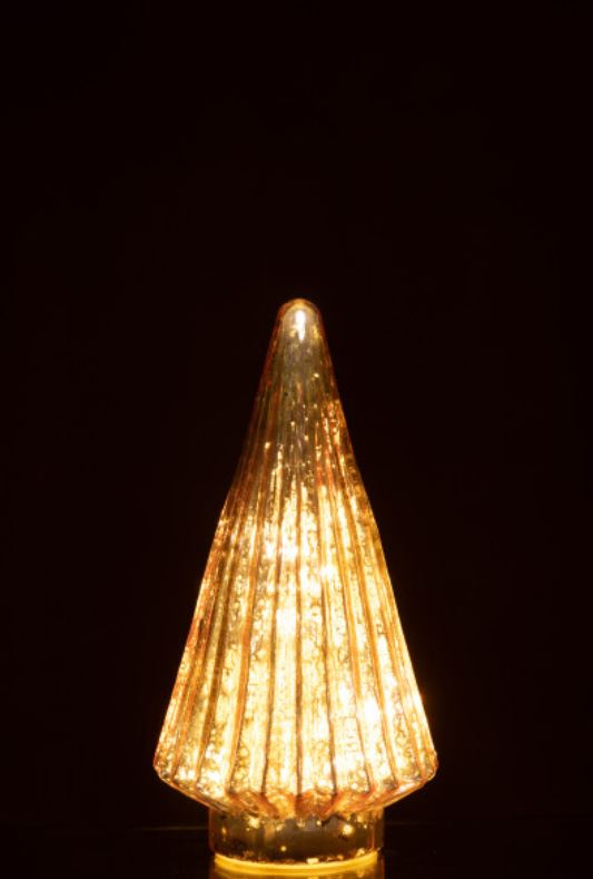 Pink Glass Led Christmas Tree Md