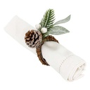 Snowy Branch Napkin Ring