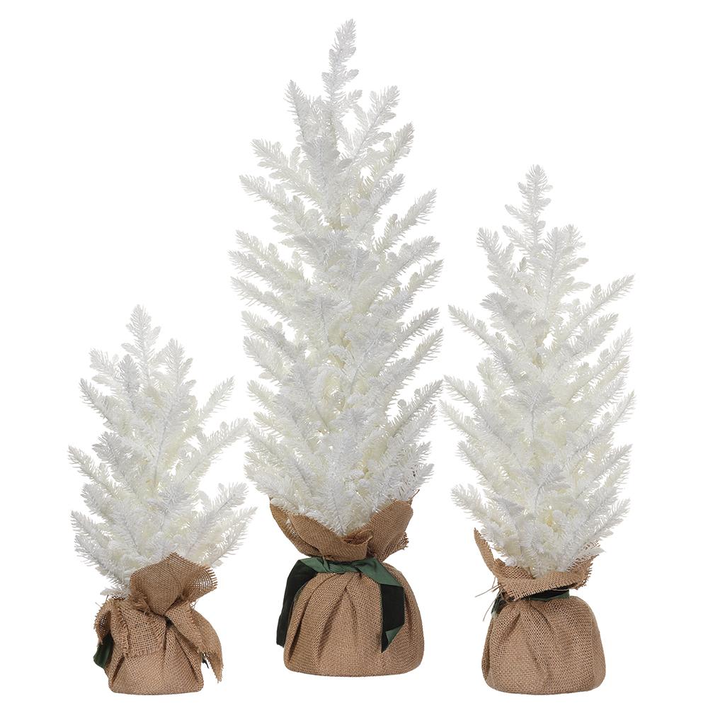 Glittered Pine Tree Medium
