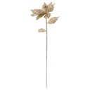 Gold Poinsettia Branch  30in
