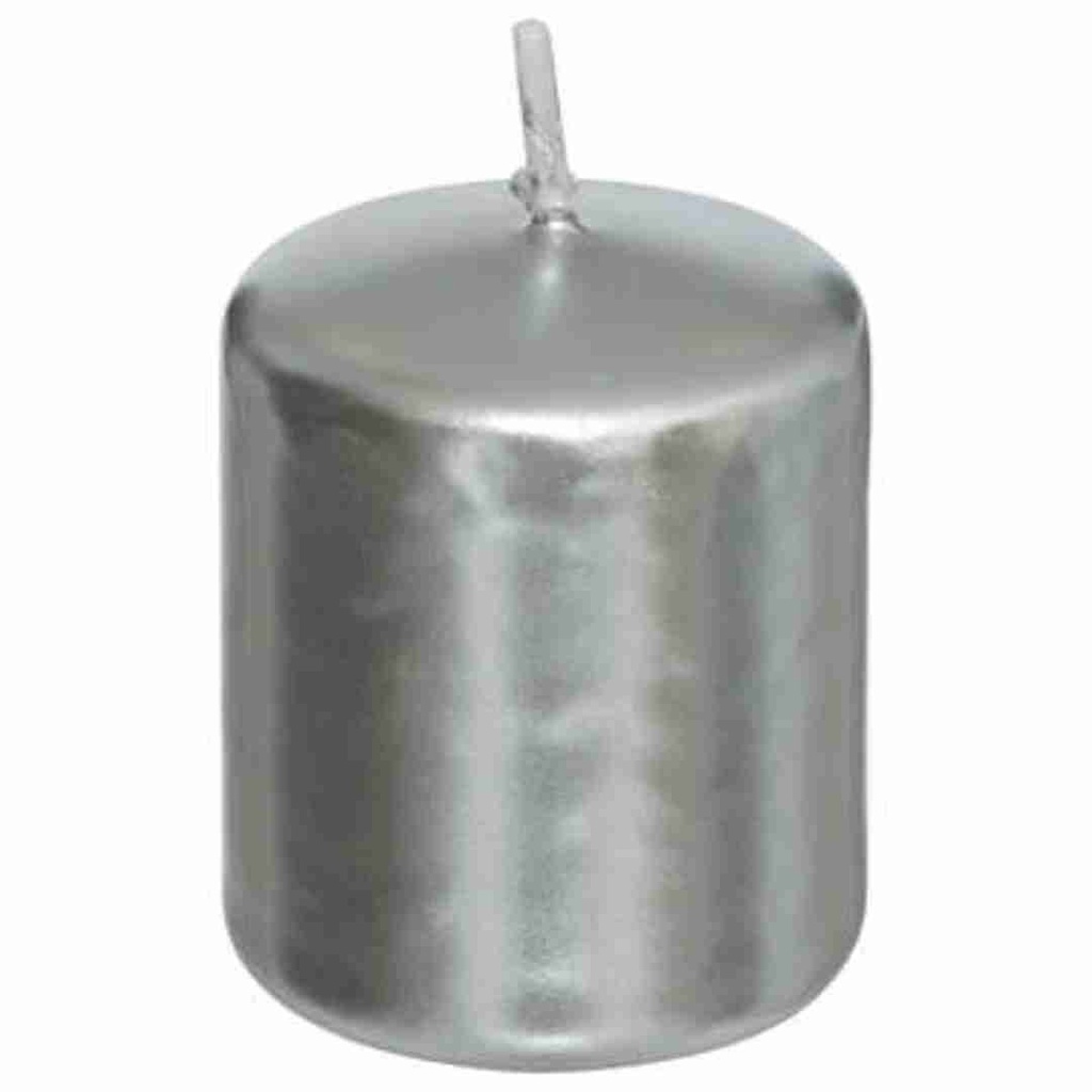 Silver Votive Candles Set of 4