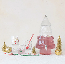 Recycled Glass Tree Shaped Beverage Dispenser 8QT