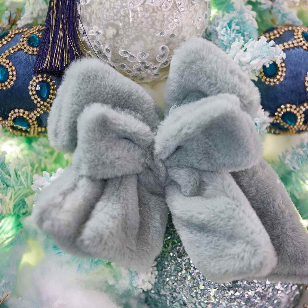 Plush Bow Sage 9in
