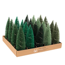Glitter LED Tree Displayer Green Small 20pc