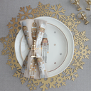 Nutcracker Napkin Ring Gold 4pc