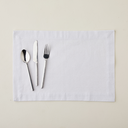 Glitter Placemat Woven Silver