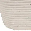 Paper Mache Ribbed Vase Ivory 20x13in (4).webp