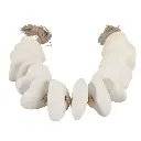 Paper Mache Hearts Garland White 40in (3).webp