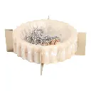 Mica Resin Jewelry Bowl Pearl 8in.webp