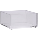 Square Storage Tray Clear 4in