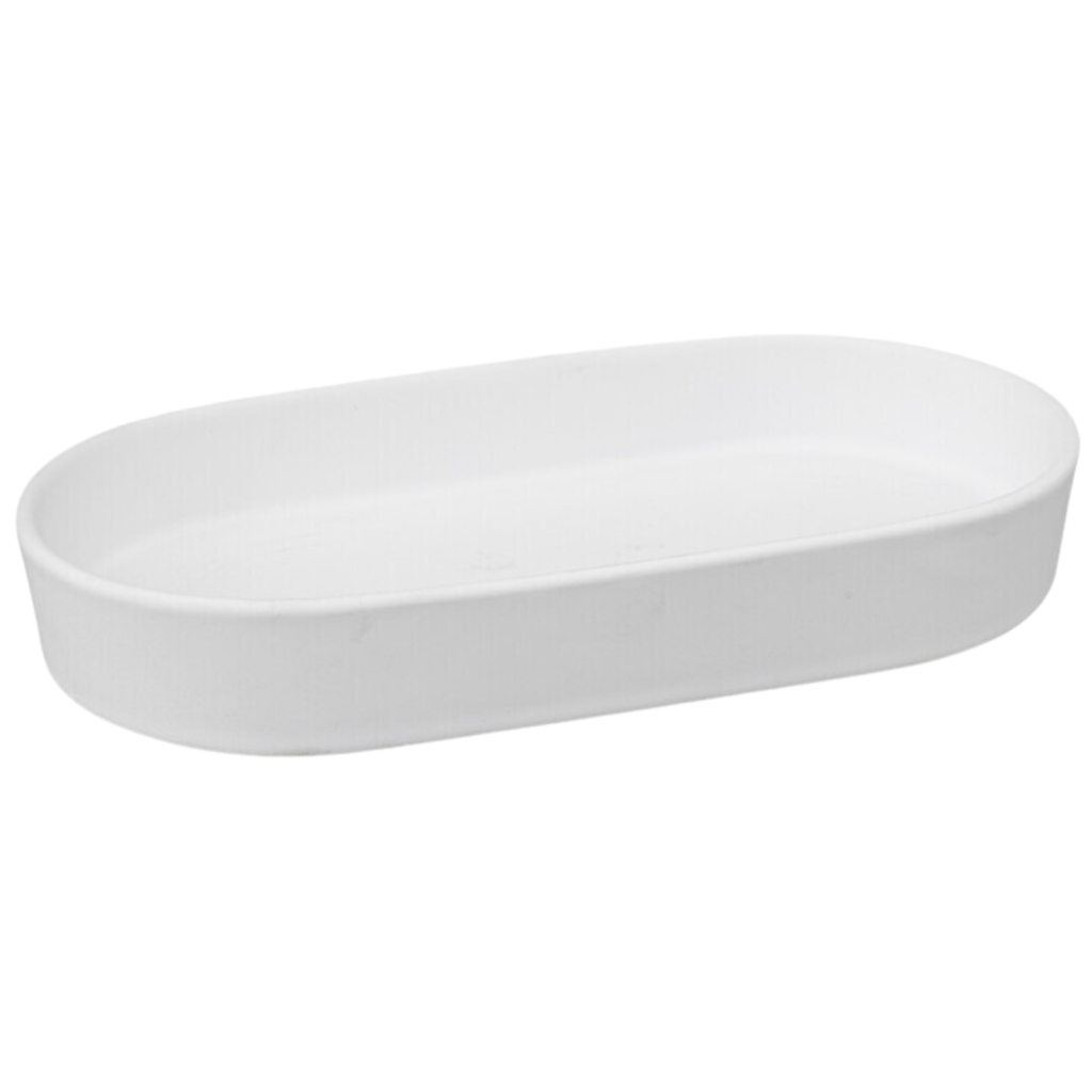 Sleek Soap Dish White