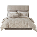 Emilia Jacquard King Comforter Set with Bed Sheets 12 pc