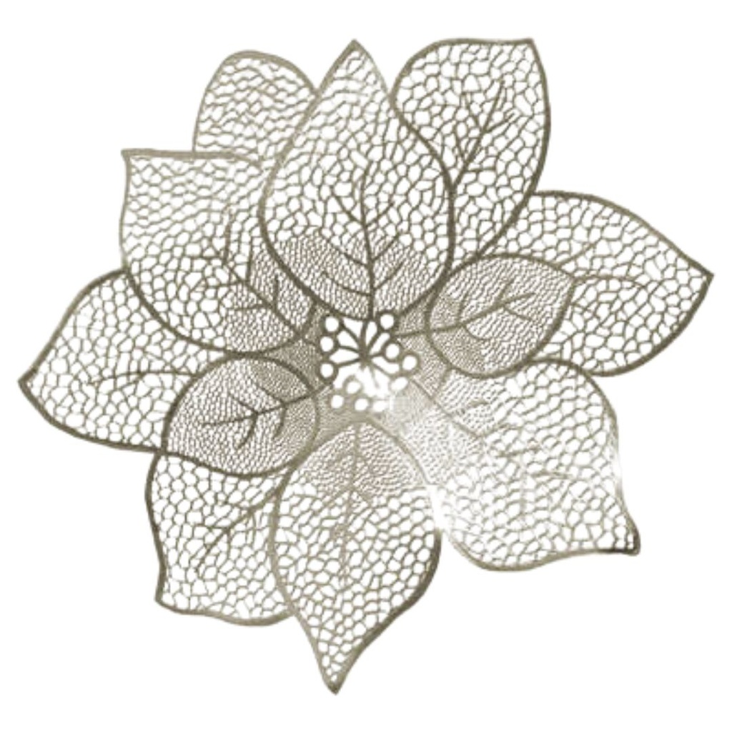 Flower Placemat Gold