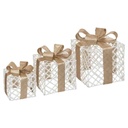 Rattan Gifts with Led Lights Set of 3