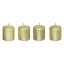 Gold Votive Candles Set of 4