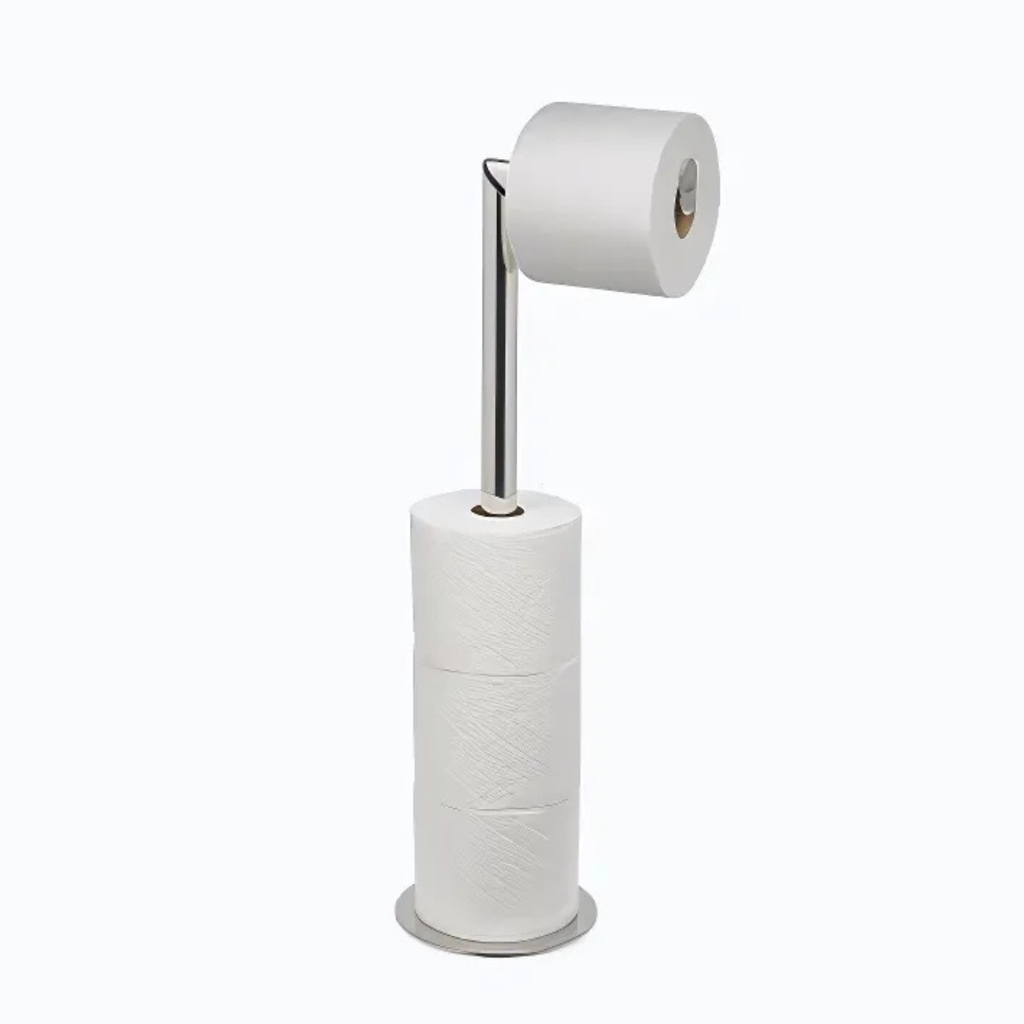 Easystore Luxe 2-in-1 Toilet Roll Stand