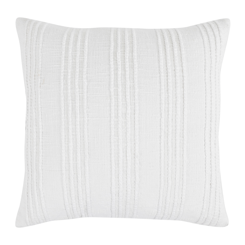 Gratitude Pillow White 22in