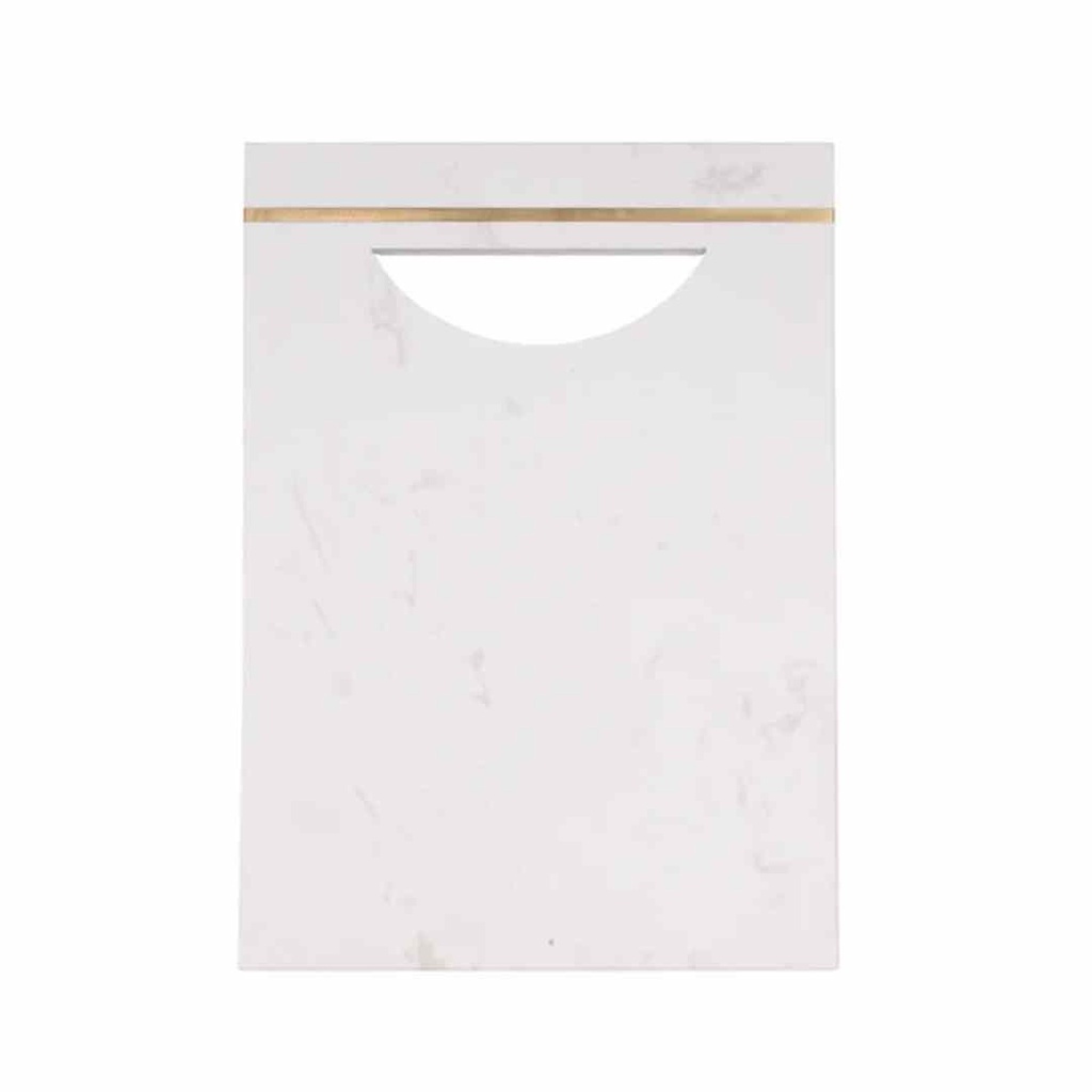 Elite Marble Serving Board With Handle Natural