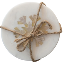 Marble Coasters with Snowflake Inlay 4pc