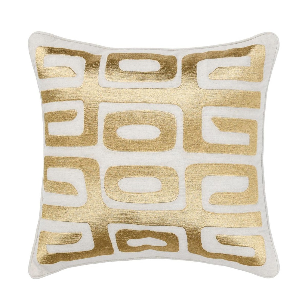 Zelo Pillow Natural Gold 22x22in