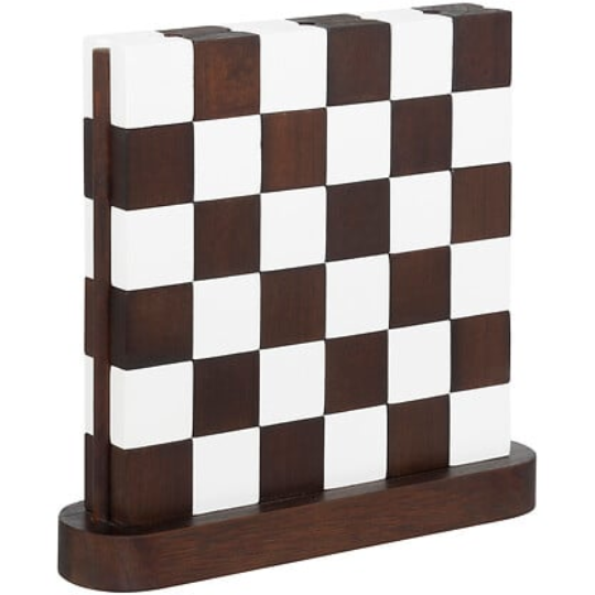Twisted Lime Decorative Checkerboard 
