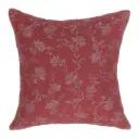 Rosecliff Pillow Burgundy Red 22x22in
