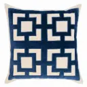 Corbin Pillow Navy Blue 22x22in