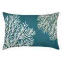 Suncoast Bolster Pillow Blue 16x24in