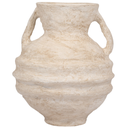 Paper Mache Vase With Handles 15in