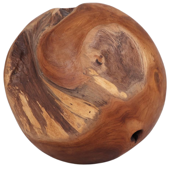 Teak Root Orb 8in