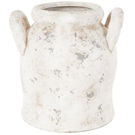 Antique Style Vase With Handles 11in