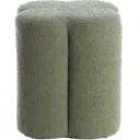 Nalani Boucle Pouf Green 14x18in