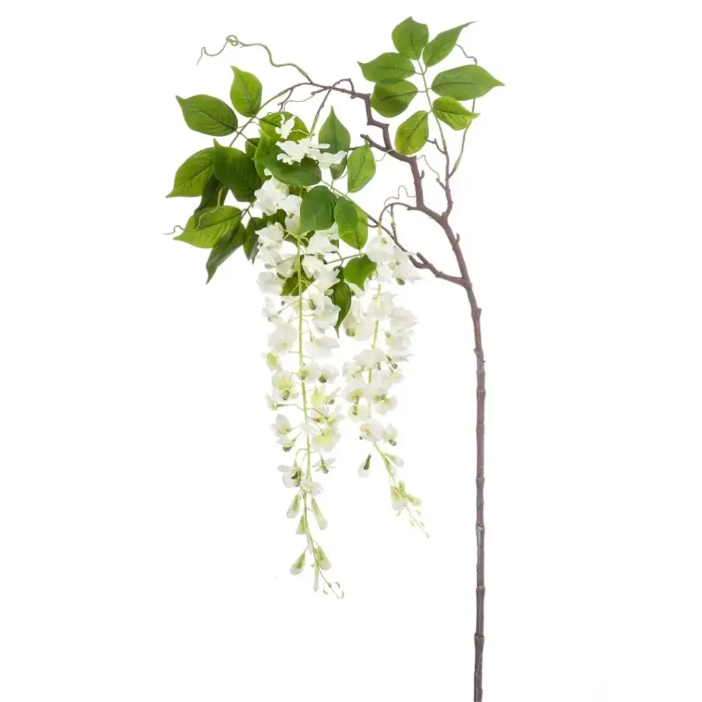 Wisteria Branch White 57in