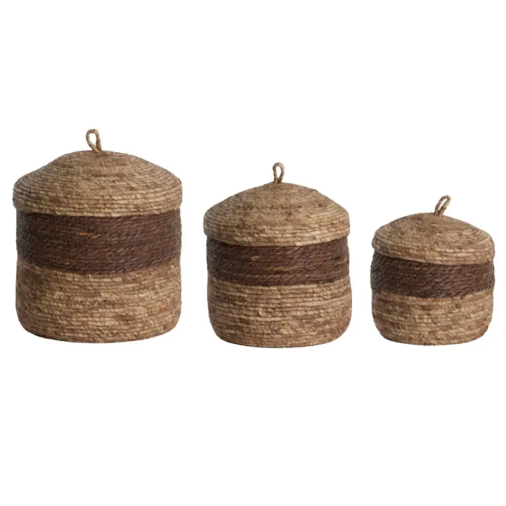 Kenmar Seagrass Basket Terra 3pc
