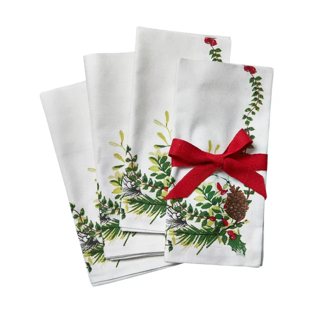 Winter Sprig Napkin 4pc