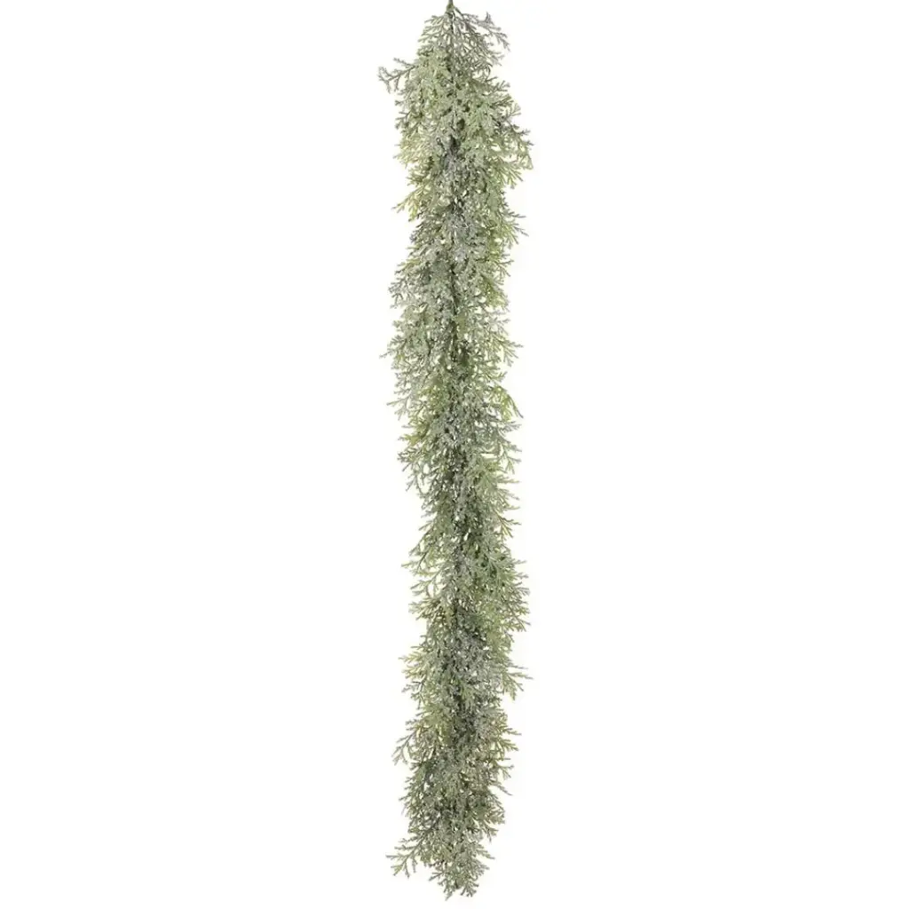 Iced Cedar Garland 6ft