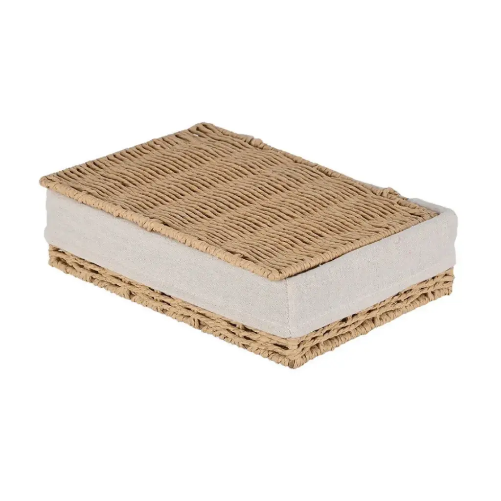 Botanica Storage Basket with Lid 11x8in