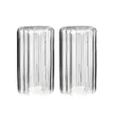 Allure Glass Salt & Pepper Set 2pc