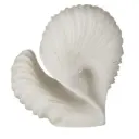 Evanston Quartz Resin Shell Statuary White 14in