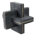 Walton Marble Knot Black 7in