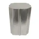Minot Drum Side Table Silver 19in